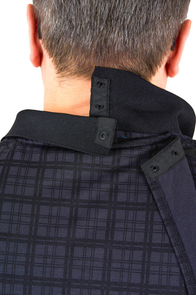 Ralfie - Adaptive Polo Shirt | Black Check