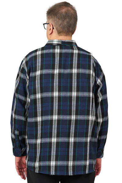 Theo -Adaptive Shirt| Midnight Blue