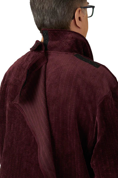 Thomas - Long-Sleeved Adaptive Polo Shirt | Burgundy