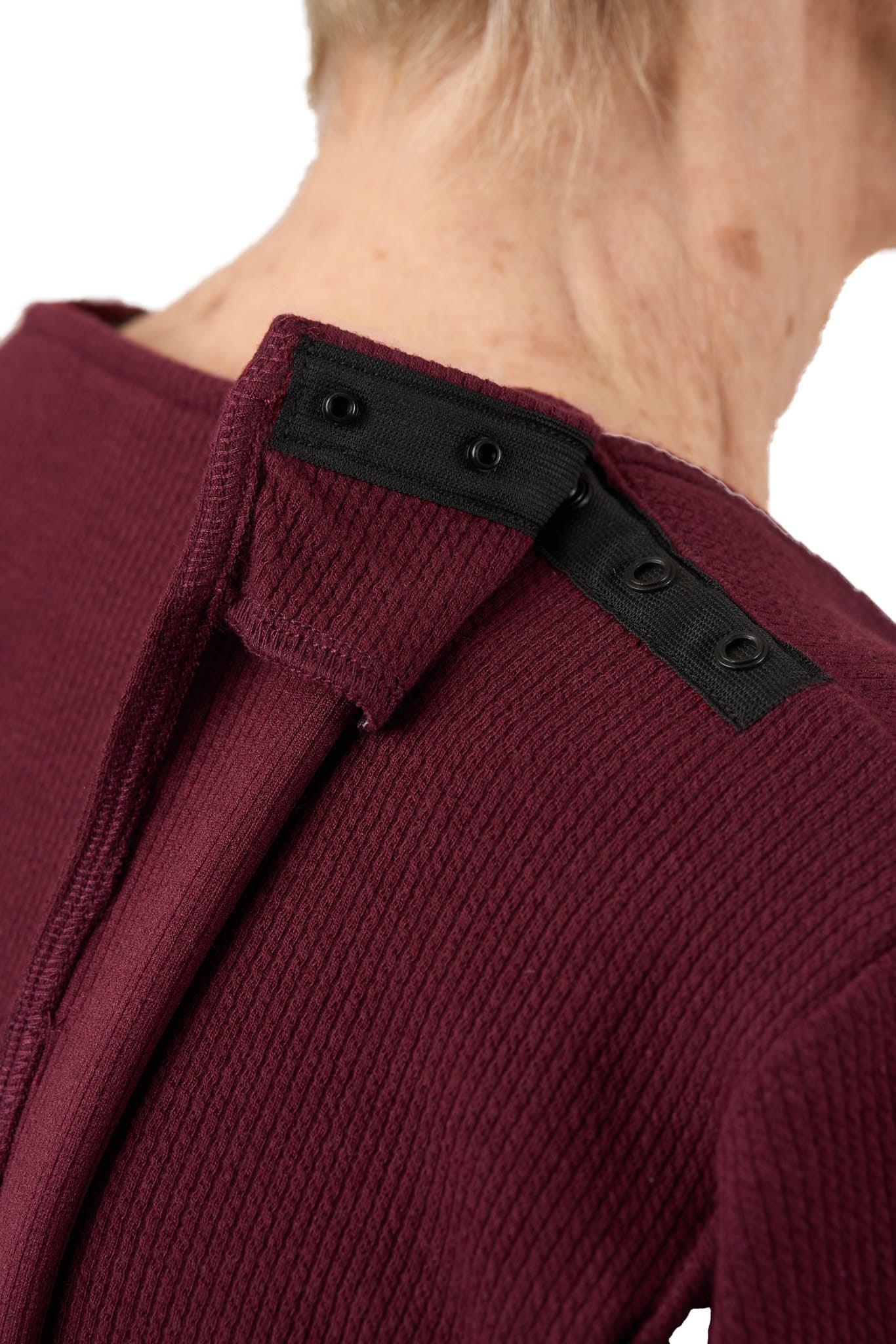 Adaptive Top - Chloe | Burgundy
