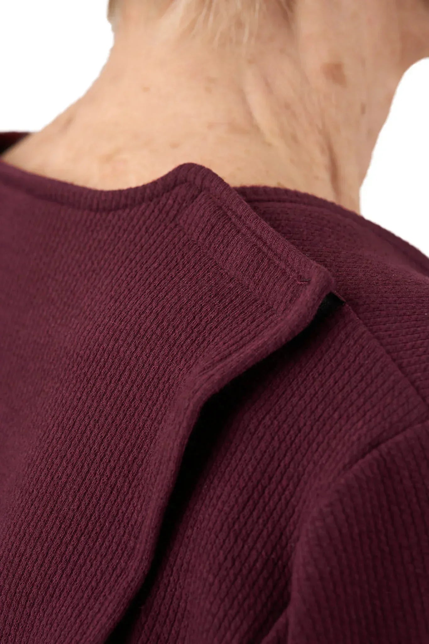 Adaptive Top - Chloe | Burgundy