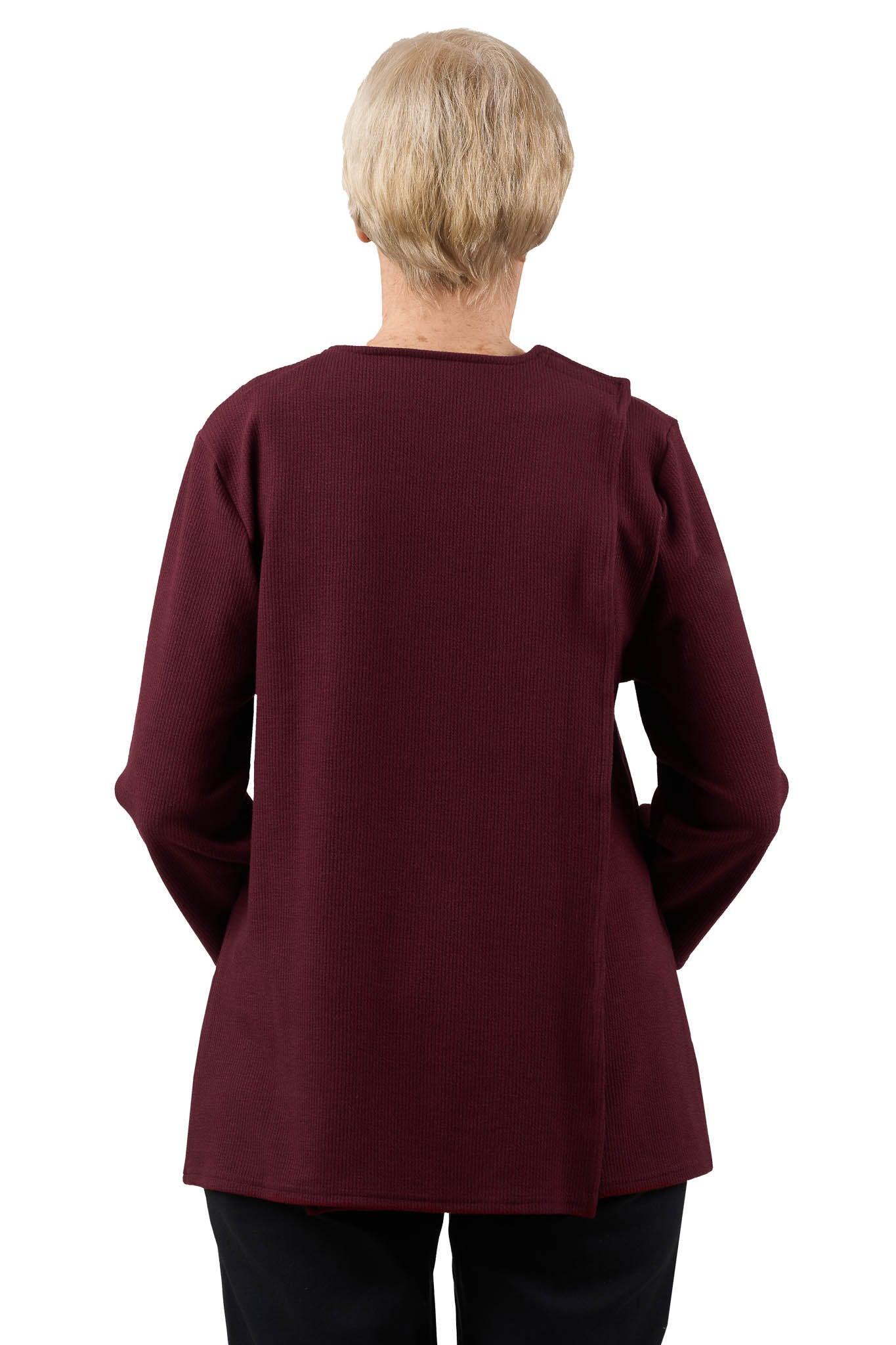 Adaptive Top - Chloe | Burgundy