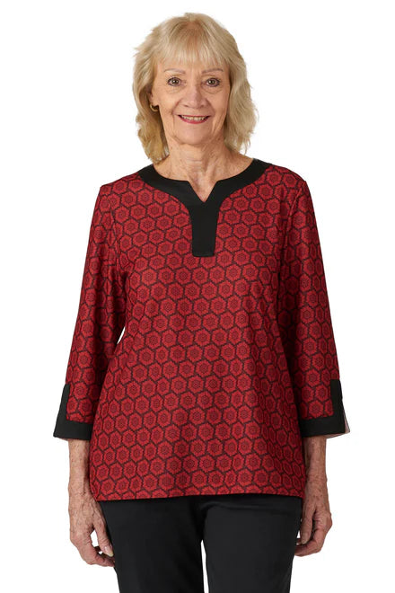 Adaptive Top for Women - Torie | Garnet