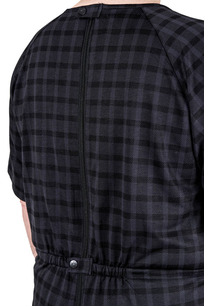 Bobby - Anti-Strip Dignity Jumpsuit | Black Check