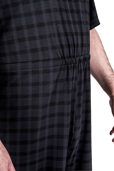 Bobby - Anti-Strip Dignity Jumpsuit | Black Check