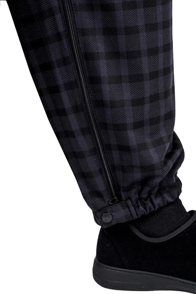 Bobby - Anti-Strip Dignity Jumpsuit | Black Check