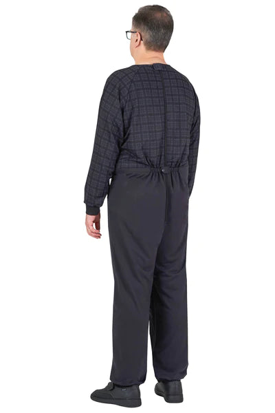 Bobby - Anti-Strip Dignity Jumpsuit | Black Check