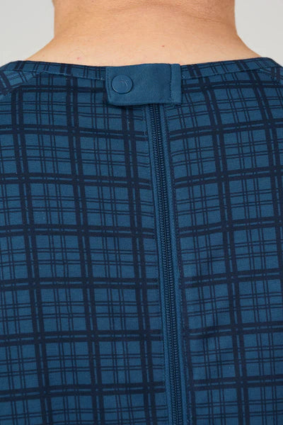 Henry - Anti-Strip Dignity Jumpsuit | Navy Check