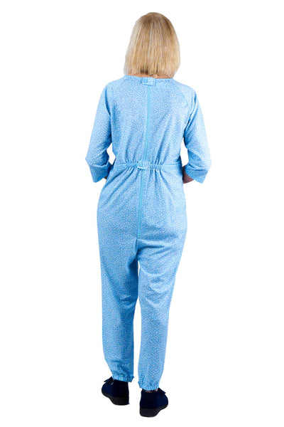 Carrie - Anti-Strip Dignity Jumpsuit | Sky