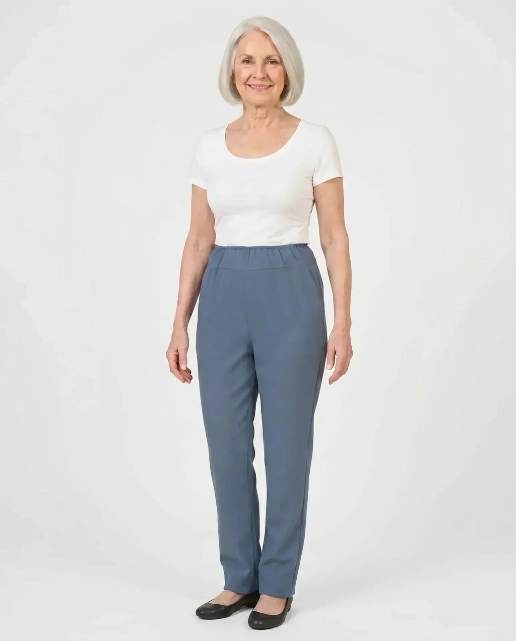 Sara - Women's Back-Panel Adaptive Pants | Blue