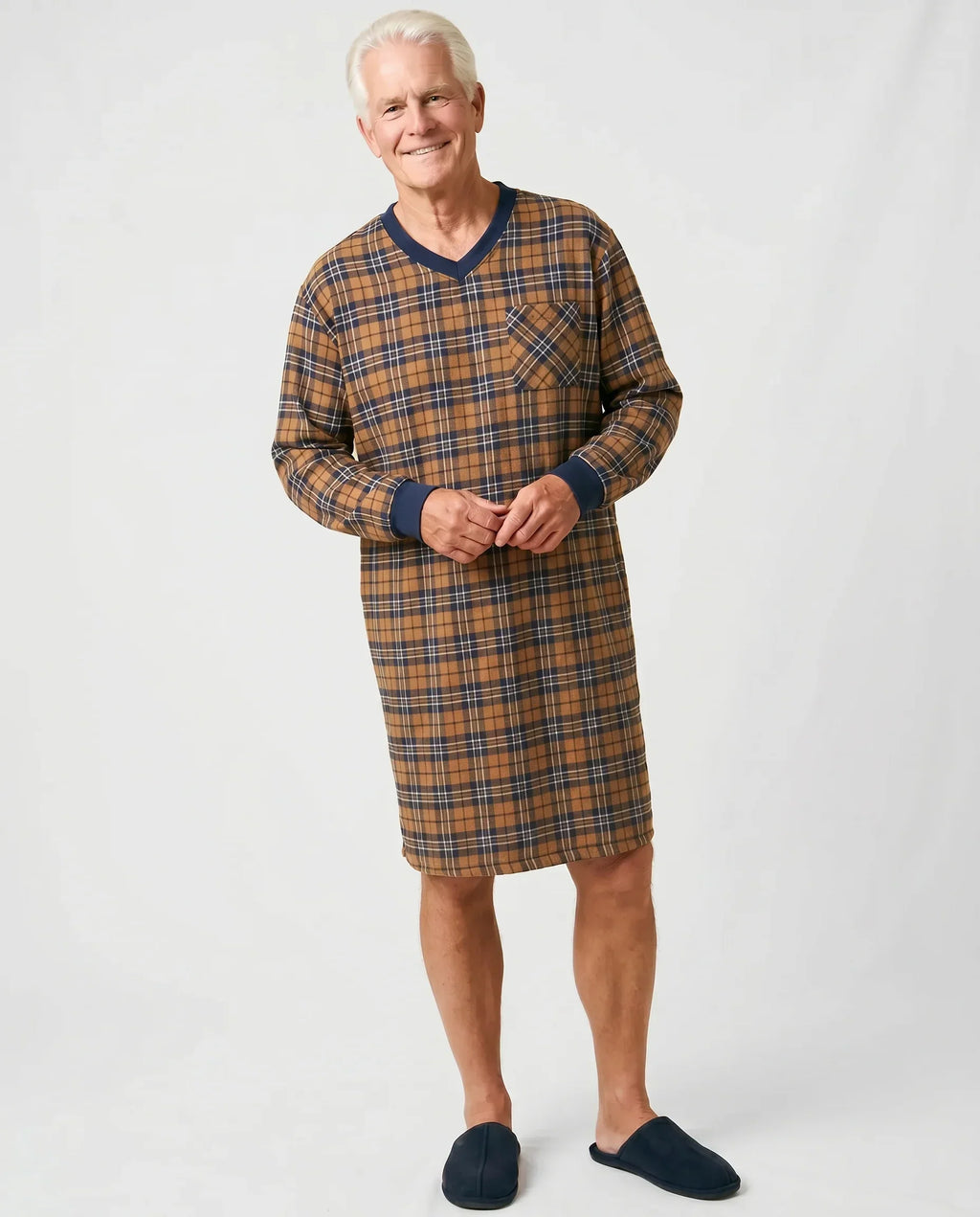 Adaptive Nightshirt for Men - Stewart | Amber