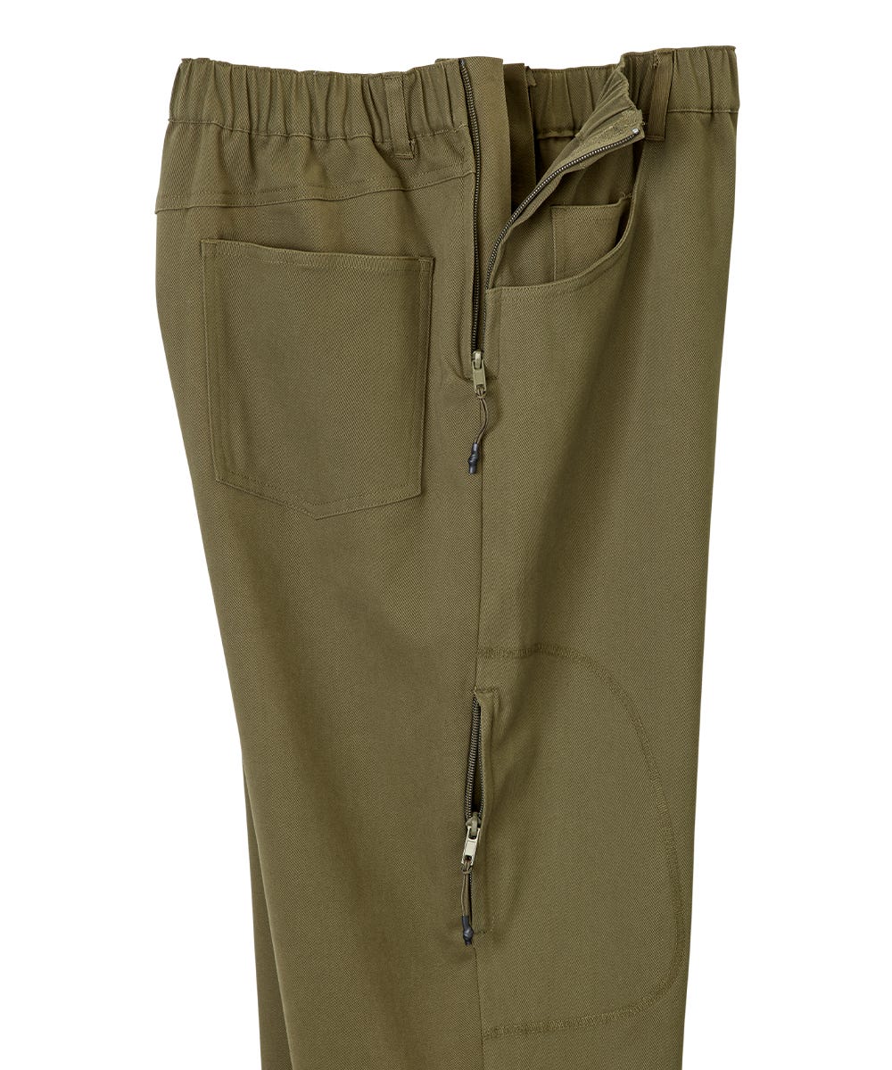 Men's Self Dressing Side Zip Pant