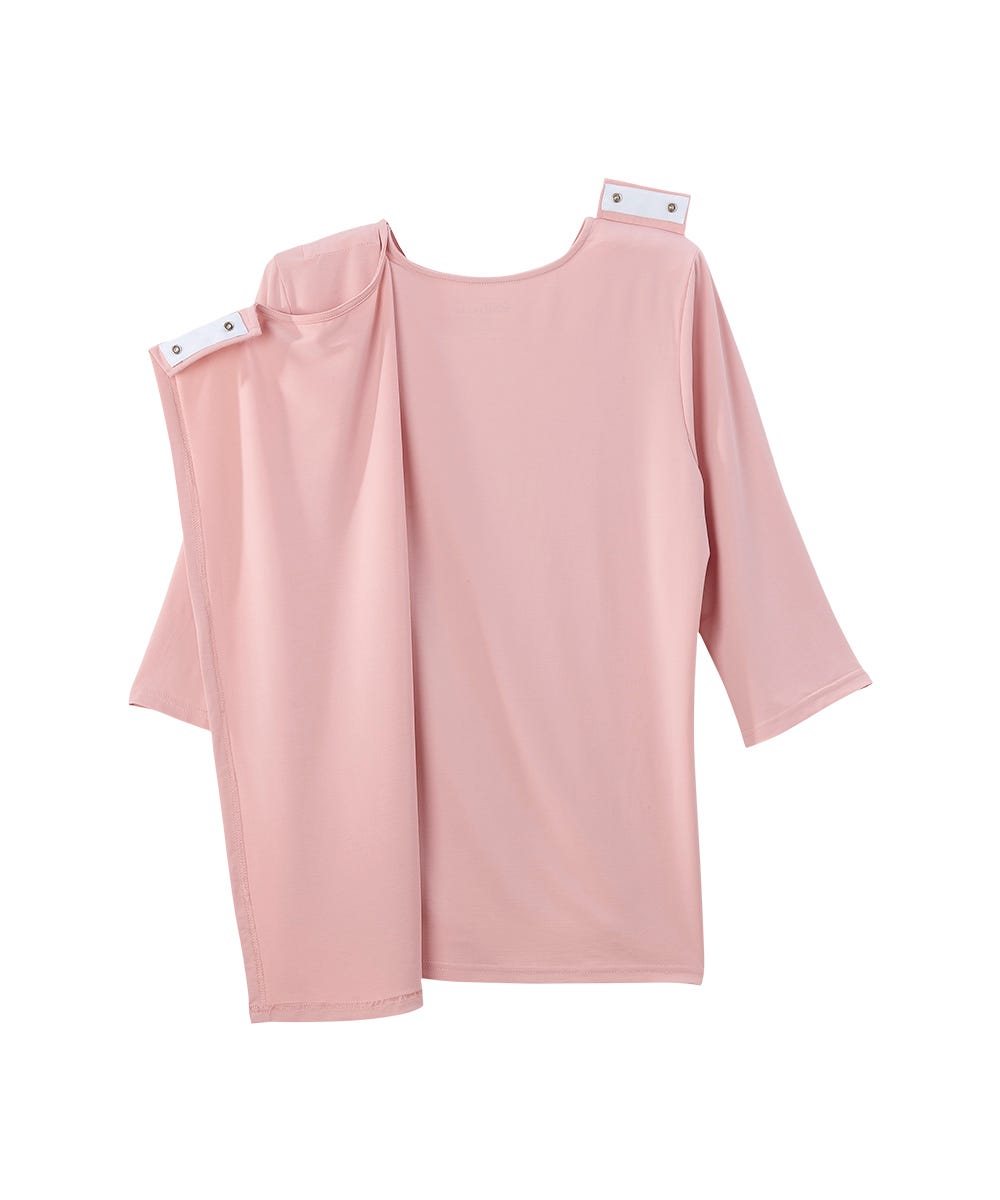 Women's Open Back Crepe V-Neck Top