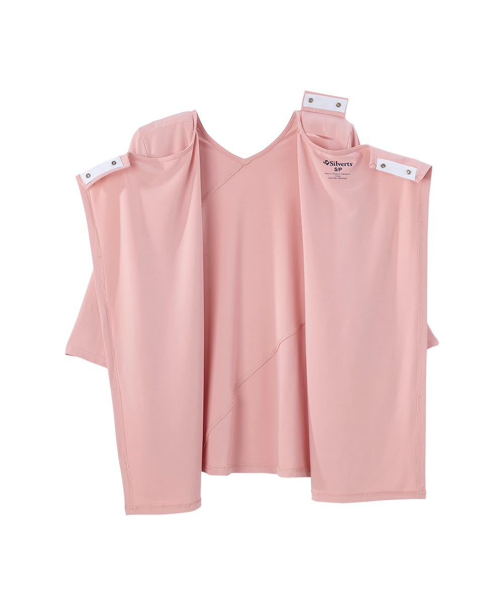 Women's Open Back Crepe V-Neck Top