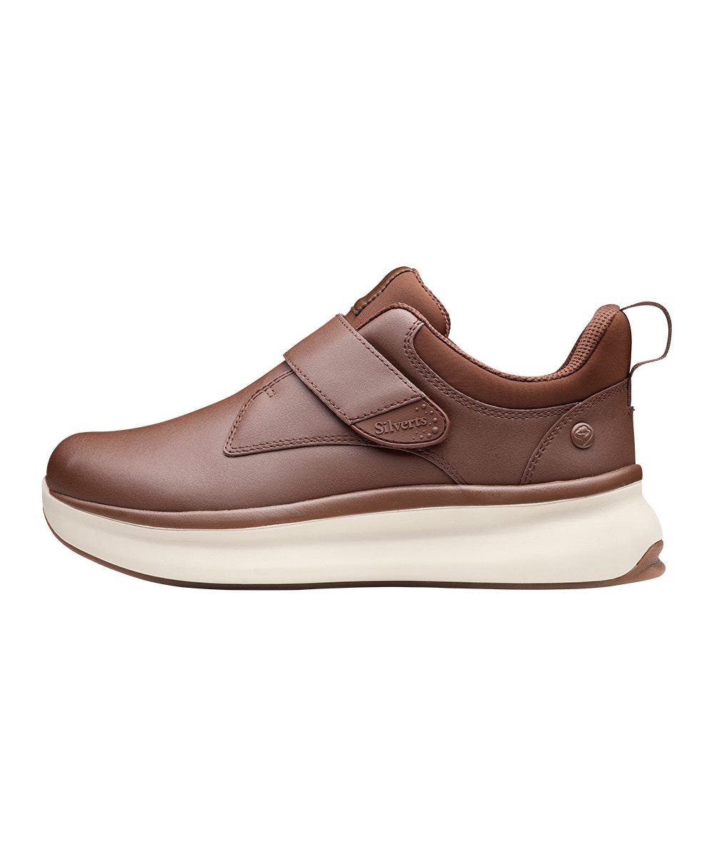 Men’s Single Strap Walking Shoes – Adjustable Fit (Regular to Extra Wide)