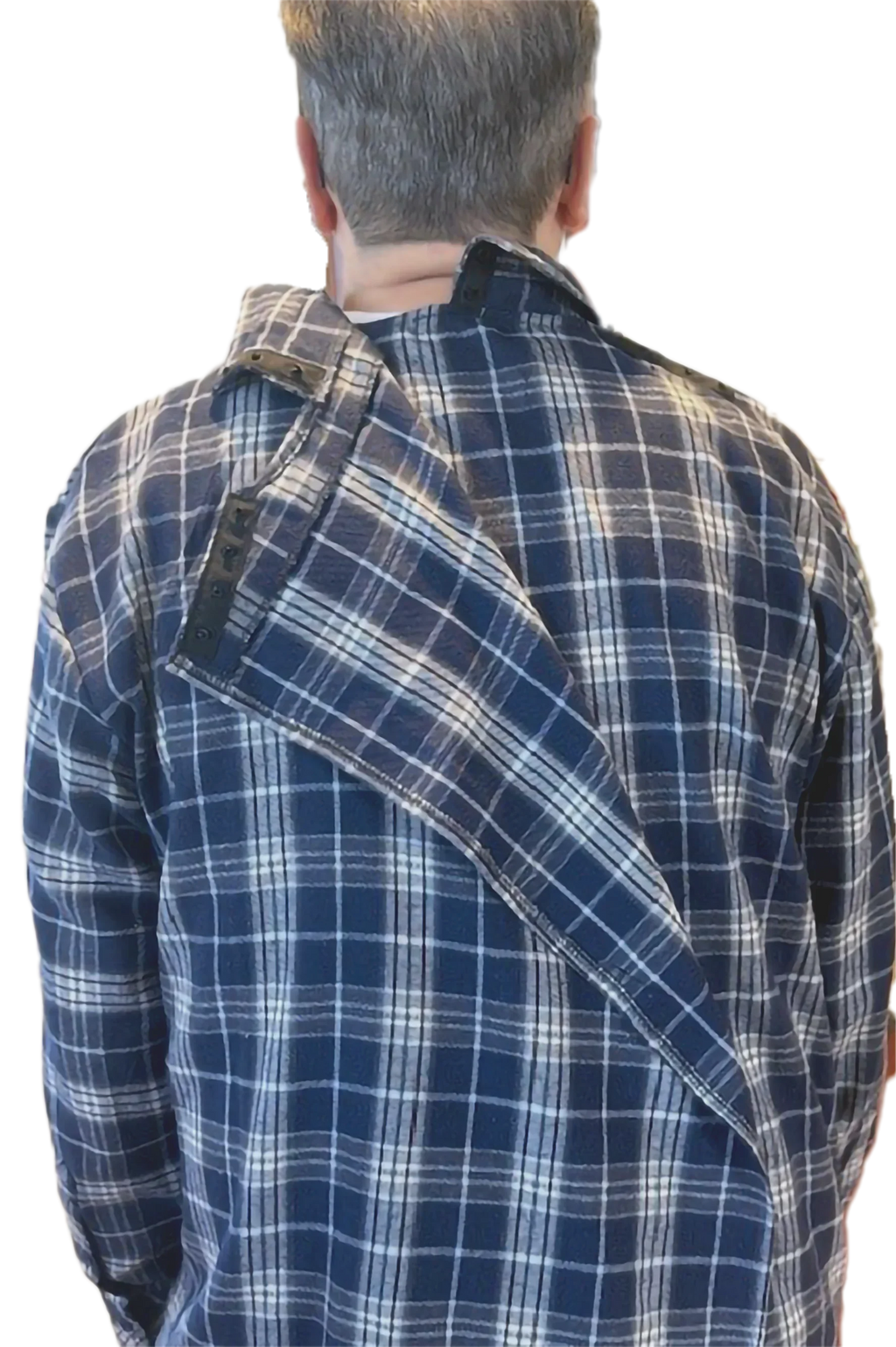 Adaptive Shirt for Men - Theo | Navy