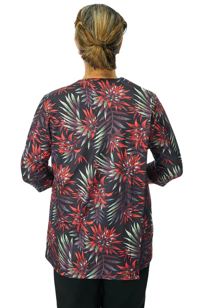 Open Back Adaptive Top for Women - Gianna | Red