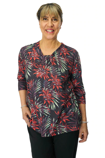 Open Back Adaptive Top for Women - Gianna | Red
