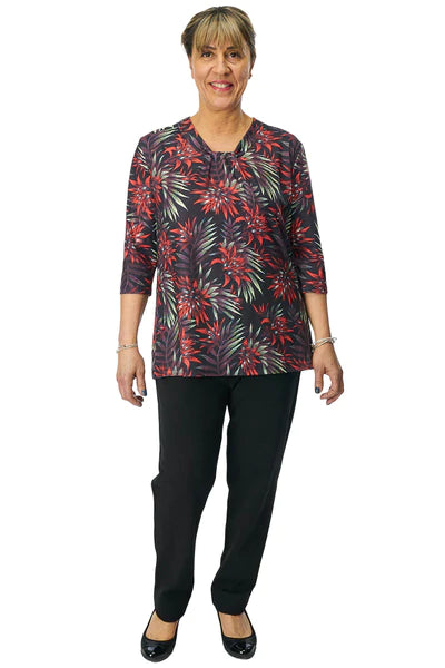 Open Back Adaptive Top for Women - Gianna | Red
