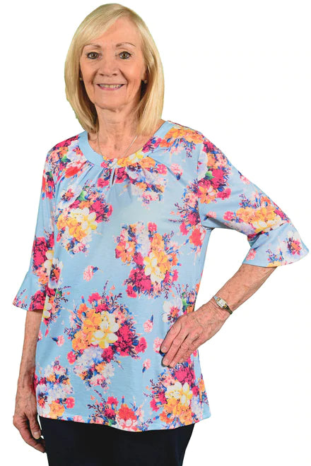 Adaptive Top for Women - Cristy | Blue