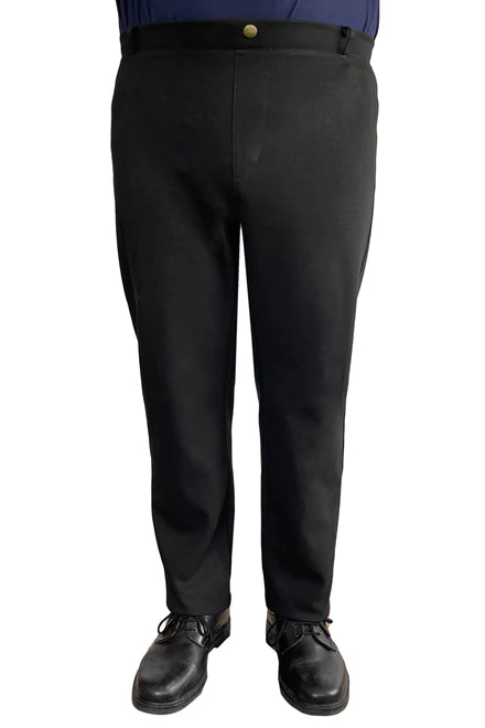 Jack - Back Panels Adaptive Pants for Men | Black & Blue