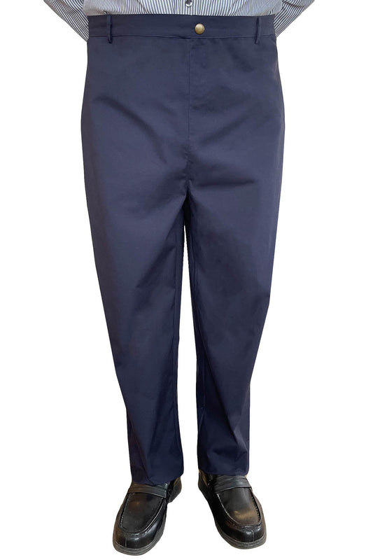 Chris - Back-Panel Adaptive Pants for Men | Black & Blue