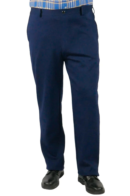 Stan - Side-Opening Adaptive Pants for Men | Navy & Black