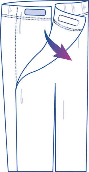 Willy - Side-Opening Adaptive Jeans for Men | Blue